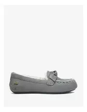 [EVERAU] Woven Moccasins in Charcoal