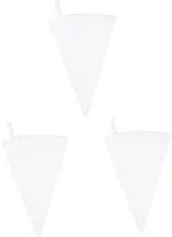 MAGICLULU 3 Pcs Reusable Piping Bags Cotton Cake Decorating Kit Set of Tools for Baking Cookie Decoration