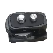Cold Shoe Mount Adapter For DSLR Camera Cage Rig Light Bracket W/ 1/4" Screw