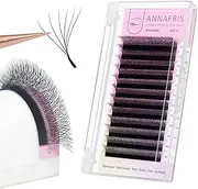 ANNAFRIS 6D Premade Fan W Shape Eyelash Extensions 0.07 D Curl 9-13mm Mix Volume Self Fanning False Lashes Makeup Supplies Professional Use Lash Extension(0.07 D, 9-13mm Mix)