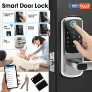 Digital Electronic Door Lock Fingerprint Smart Doorlock Password APP Card Keypad