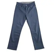 Izod Knit Denim Men's Jeans UltraFlex Stretch Waistband 32x30 Dark Blue NWT