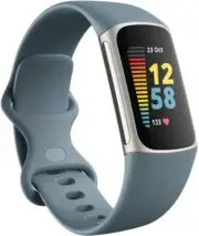 Fitbit Charge 5 Advanced Fitness, Health Tracker - Steel Blue | Brand New
