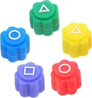 Yardwe 5pcs Korean Game Stone Catching for Traditional Korean Folk Game to Enhance Hand Eye Coordination and Family Gatherings Safe for Multiple Players