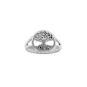Tree of Life 925 Sterling Silver Ring Nature Fine Symbol Jewelry