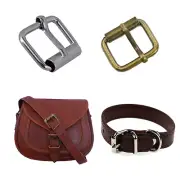 15mm Metal Roller Hardware Pin Belt Buckle for Handbags & Clothing Accessories