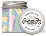 Everett Rd. Springtime Clothespins-1", Multicolored 5A002H46-1GJNV