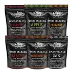 - 100% All Natural Wood Pellets, Bundle with 6 Different Flavors, Intended fo...