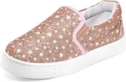 [K KomForme] Toddler Girls Boys Shoes Little Kids Slip on Canvas Sneakers for Running/Walking