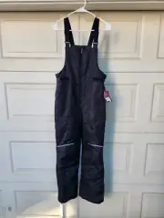 NEW Swiss Tech Snow Bib Black Water Repellent Size 18 XXL Ski Snowboard Winter