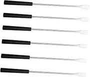 MAGICLULU 6 Pack Fondue Forks Stainless Steel Cheese Forks for Hot Pot Design