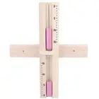 HG 15 Minutes Sauna Room Sand Clock Glass Timer WallMounted Wooden Hourglass