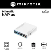 MikroTik hAP ac RB962UIGS-5HACT2HNT-US Dual Band 802.11n/ac Access Point US Ver
