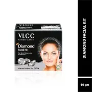 VLCC Diamond Facial Kit - 60gm (pack of 2 ) free shipping world