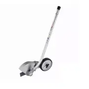 PAS Edger Trimmer Attachment Sturdy 8 in Blade Adjustable Cut Depth Curved Shaft