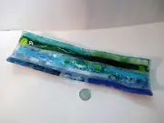 Unique Hand Made Fused Glass Dish - One of a Kind ~ Multicolored