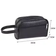 Men Wallets Retro PU Leather Coin Purse Luxury Business Handbags Vintage Wristle