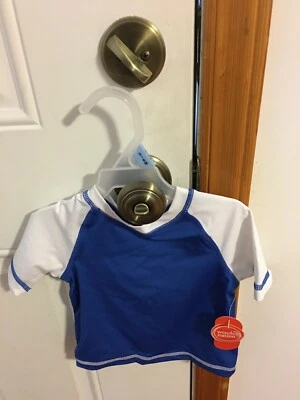 BRAND NEW INFANT BOYS SIZE 3-6 MONTHS WONDER NATION RASHGUARD SWIM SHIRT