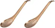 BIUDECO Stainless Steel Slotted Spoon Mesh Strainer for Kitchen Sink Drain Cooking