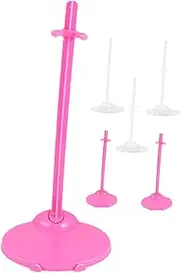 HAWILLOSCH Doll Support Racks 6pcs Doll Figure Stand Strong Base for Handmade Models Home Display
