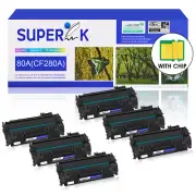 6PK CF280A 80A Toner Cartridge for HP LaserJet Pro 400 MFP M425dn M401dw Printer