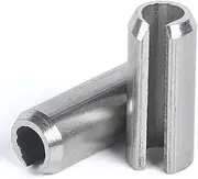 10Pcs Spring Pins M1.5-M3 Cylindrical Elastic Open Dowel Pins Roll Pin Slotted Split Tension Pins 304 A2 Stainless Steel(M1.5x16)