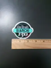 2.75" Bianchi 130 Anniversary Decal/Sticker Black/White/Blue