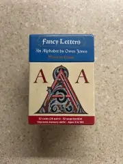 Fancy Letters by Owen Jones An Alphabet Matching Memory Game NEW SEALED