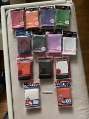Small YUGIOH size DECK PROTECTORS CARD SLEEVES you choose