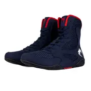 Venum Contender Boxing Shoes - Navy/ Blue/ Red