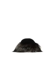 Knitted woolen cap M Black