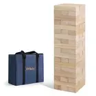 Offelec Large Tumble Tower Game, Giant 54 Wooden Blocks Lawn Yard Games with ...