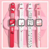 在飛比找Yahoo!奇摩拍賣優惠-官方正版hellokitty蘋果手錶7代錶帶iwatch4/