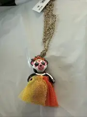 $65 Betsey Johnson Mariachi Long Panda Bear Z1