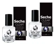 Seche Clear Crystal-Clear Base Coat 0.5 fl oz 2pc Combo