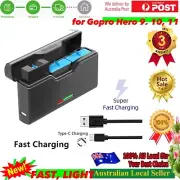 3-Channel Quick Battery Charging Charger Station Box for GoPro Hero 9 10 11