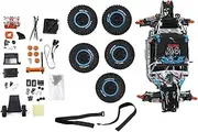 RC Simulation Electric 4WD Off Road Car Strong Grip High Speed Truck Model Applicable for Teens Adults Camouflage Blue