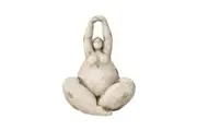 Willow & Silk Yoga Pose Garden Statue/Ornament Outdoor Decor 24x32x43cm