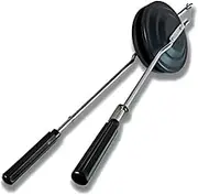 Round Style Aluminum Nonstick BBQ Gas Grill Jaffle Maker Easy-To-Use Barbecue Accessory Grilled Sandwich Cultural Receips Durable Surface Cleaning Outdoor Cooking Tradition