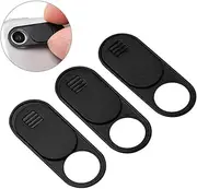 Angoily 6pcs Phone Webcam Cover Micro Camera Ring Camera Camera Cover Computer Camera Cover Ring Light Pro Cellphone Camera Cover Computer Webcam Cover Black