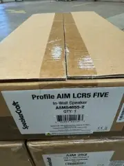 New Speakercraft PROFILE AIM LCR5 FIVE - "In Wall Speaker" Each ASM54655-2