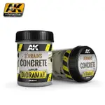 【阿魯的模型小窩】AK8014 TERRAINS CONCRETE 250ML 地形混凝土