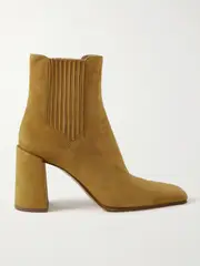 [Gabriela Hearst] Gabriela Hearst - Luke Suede Ankle Boots - Marigold - IT42 IT 42 Yellow