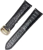 [SKXMOD] Alligator Genuine Leather Watch Strap For Cartier Solo Tank London Calibo Leather Watch Band Men And Women 16mm 18mm 20mm 22mm