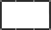 for Home Theater Cinema Indoor Outdoor Backyard Pa Portable White Surface Black Bottom Projector Screen 60 72 84 100 120 Inch 16:9 HD Foldable Anti-Wrinkle Movie Screens(60 inch)