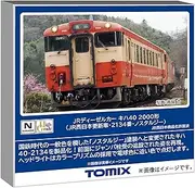 Tomytec 7444 N Gauge JR Kiha 40 Model 2000 Model JR West Japan Updated Car No. 2134 Nostalgia Railway Model Diesel Car