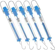 FUNOMOCYA 5pcs Spring Scale Professional Scientific Newton Force Spring Balance Scale for Experiment