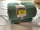 Threshold Velvet Quilt Full/Queen Lofty Velvet Quilt Light Teal Blue - Threshold