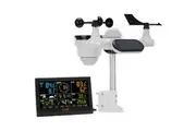 VEVOR 7-in-1 Solar-Powered Wireless Weather Station 7.5" Display with Sensor
