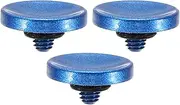uxcell Camera Shutter Button, 3 Pack Soft Shutter Release Button Pure Copper Camera Button Concave Suitable for Nikon for Fujifilm for Leica DSLR/SLR Camera, Blue
